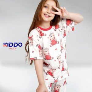 ست راحتی خرس توت فرنگی کیدومکس