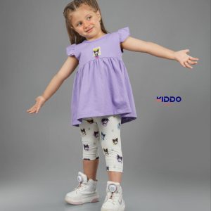 ست پیراهن و شلوارک کرومی کیدومکس